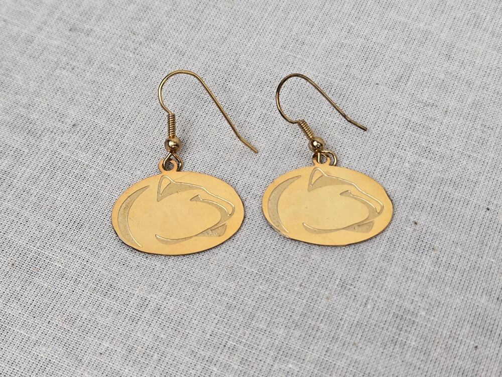 Penn State Gold Earrings